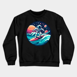 The Surfer Astronaut Crewneck Sweatshirt